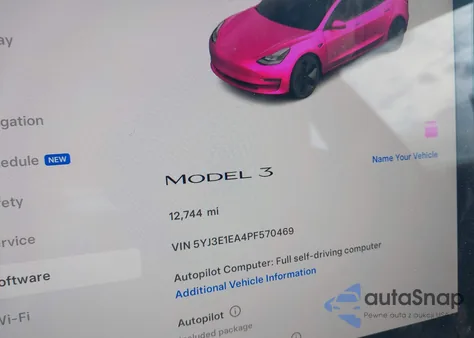 2023 Tesla Model 3 Rear-Wheel Drive from USA, damaged, VIN 5YJ3E1EA4PF570469